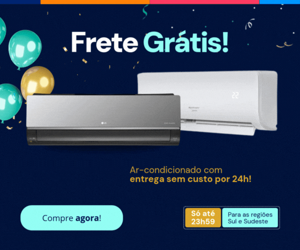 Ar condicionado com frete gratis só hoje